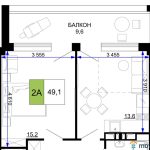 Продаются 2-комнатные апартаменты от застройщика, 48.6 м², Анапа, проезд Сосновый, Литер                                                     1